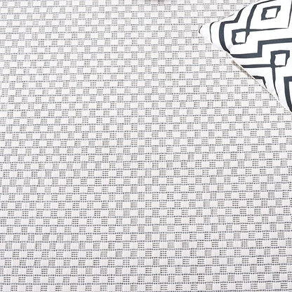 SAFAVIEH Washable Rug Outdoor Courtyard Collection - 2'3" x 12' Runner, Ivory & Navy, Non-Shedding & Easy Cleaning, Ideal for Patio, Entryway, Mudroom, Hallway, Kitchen (CY8475-53412)