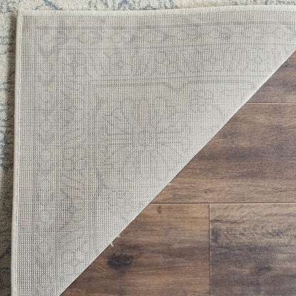 SAFAVIEH Adirondack Collection Runner Rug - 2'6" x 12', Ivory & Slate, Oriental Medallion Design, Non-Shedding & Easy Care, Ideal for High Traffic Areas in Living Room, Bedroom (ADR108S)