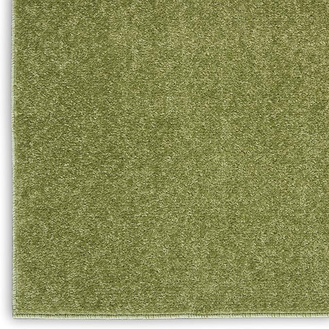 Nourison Home Essentials Solid Contemporary Green 7' X 10' Area Rug , 7' X 10'