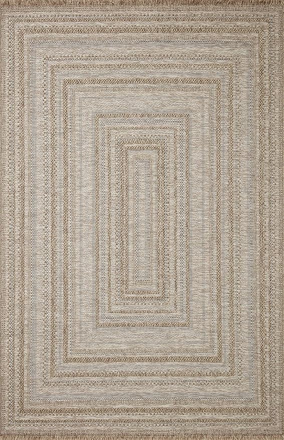 Loloi Dawn Collection Indoor/Outdoor DAW-01 Natural 2'-3" x 7'-7" Runner Rug