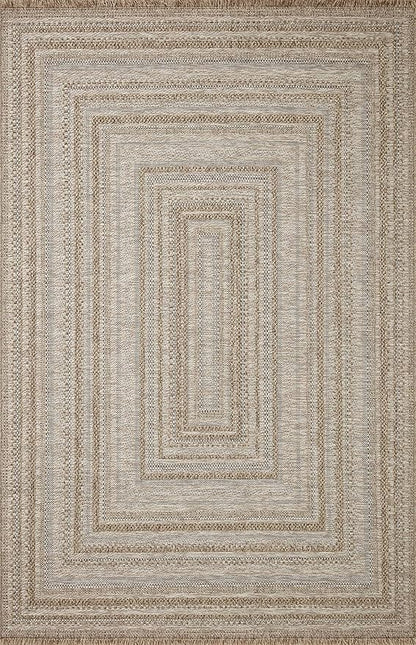 Loloi Dawn Collection Indoor/Outdoor DAW-01 Natural 2'-3" x 7'-7" Runner Rug