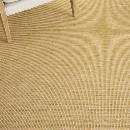 Nourison Home Positano 4' x 6' Yellow Fabric Modern Area Rug (4' x 6')