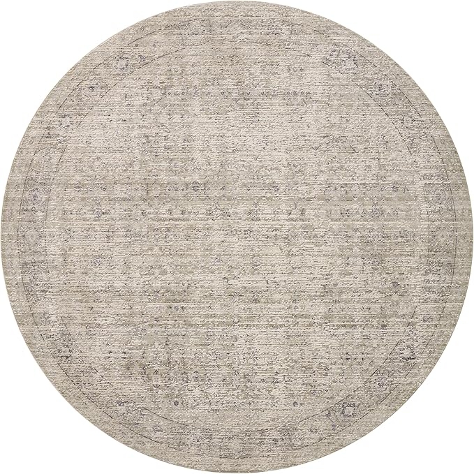 Loloi Amber Lewis Alie Collection ALE-03 Taupe/Dove 2'-3'' x 3'-10'', .13'' Pile Height, Accent Rug