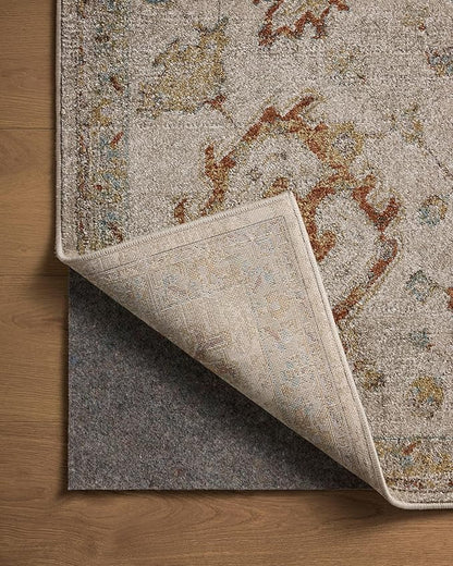 Loloi Magnolia Home by Joanna Gaines Mona Collection MOA-02 Oatmeal/Multi 2'-6" x 8'-0" Runner Rug