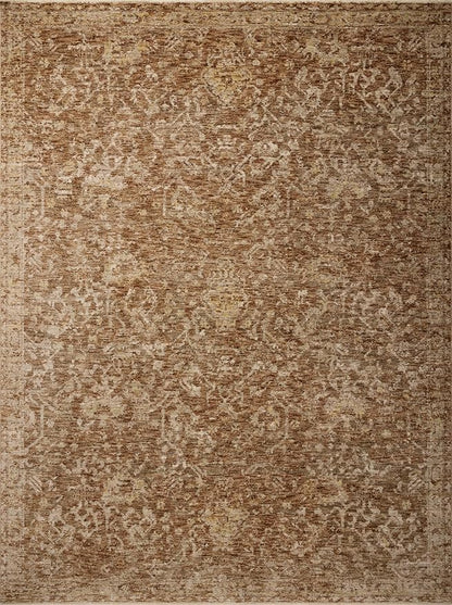 Loloi Magnolia Home by Joanna Gaines Junie Collection JUE-01 Clay/Natural 2'-7" x 10'-0", .38 Pile Height, Runner Rug