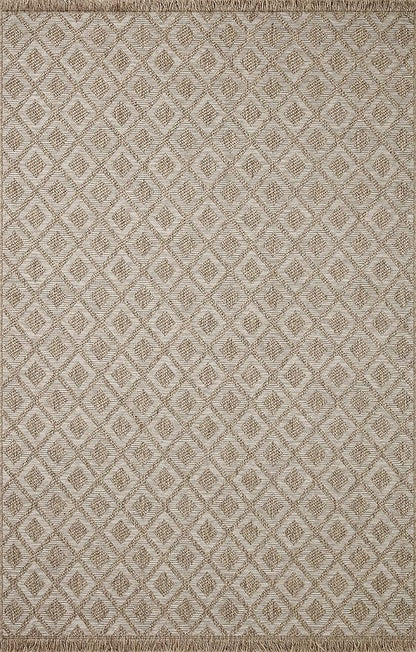 Loloi Dawn Collection Indoor/Outdoor DAW-07 Light Brown 2'-3" x 3'-9" Accent Rug