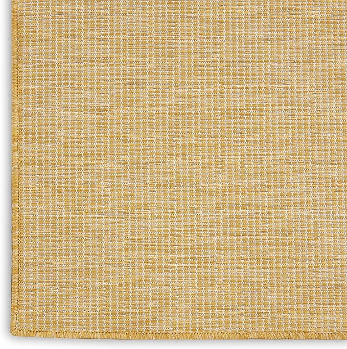 Nourison Home Positano 4' x 6' Yellow Fabric Modern Area Rug (4' x 6')