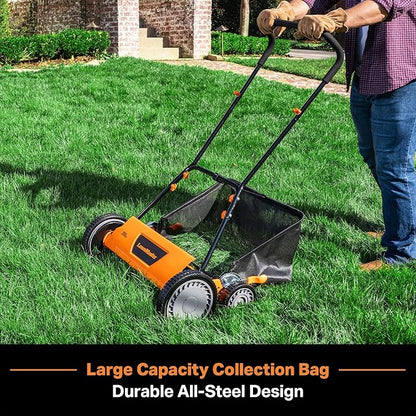 LawnMaster 20” 5-Blade Push Reel Mower – LMRM2001
