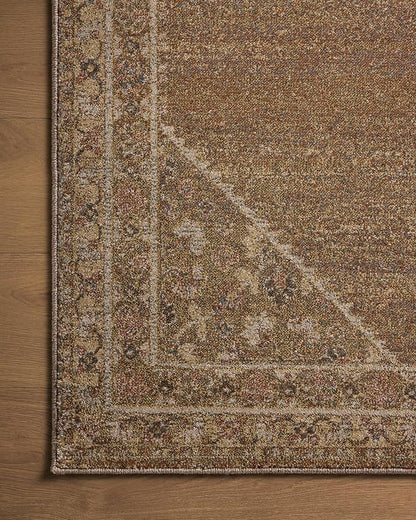 Loloi Magnolia Home by Joanna Gaines Mona Collection MOA-04 Sunset/Natural 3'-7" x 5'-7" Accent Rug