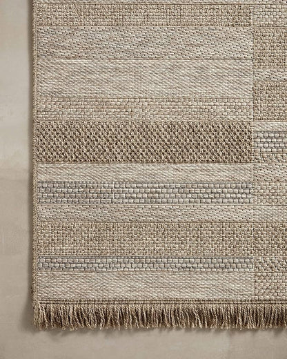 Loloi Dawn Collection Indoor/Outdoor DAW-03 Brown 2'-3" x 3'-9" Accent Rug