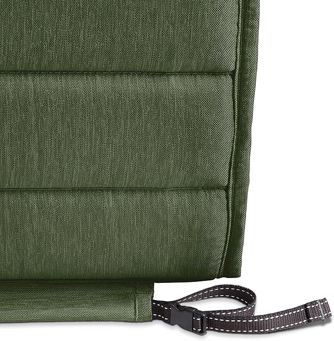 Classic Accessories Storigami Water-Resistant 80 x 26 Inch Chaise Lounge Cushion, Heather Fern, Patio Cushion
