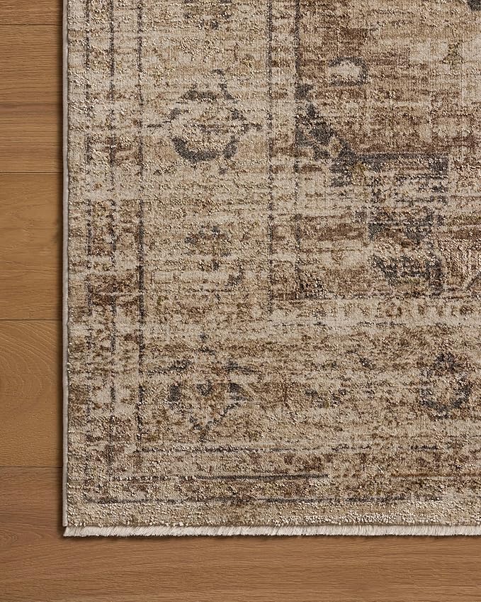 Loloi Haywood Collection HYD-03 Natural/Bark 3'-6" x 5'-7" Accent Rug