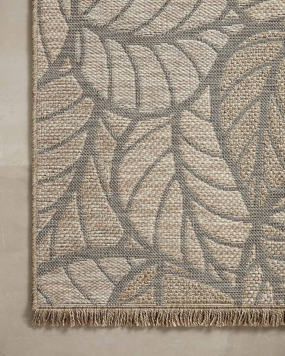 Loloi Dawn Collection Indoor/Outdoor DAW-05 Taupe 3'-9" x 5'-9" Accent Rug