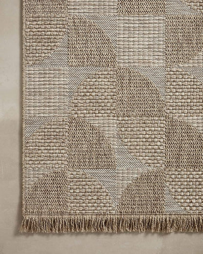 Loloi Dawn Collection Indoor/Outdoor DAW-08 Beige 5'-1" x 7'-7" Area Rug