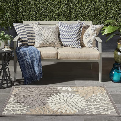 Nourison Home Aloha 3' x 5' Natural Outdoor Indoor/Outdoor Rug