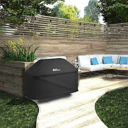 Simple Houseware 64 in. Heavy-Duty BBQ Gas Grill Cover, 600D Polyester Waterproof, Weather-Resistant