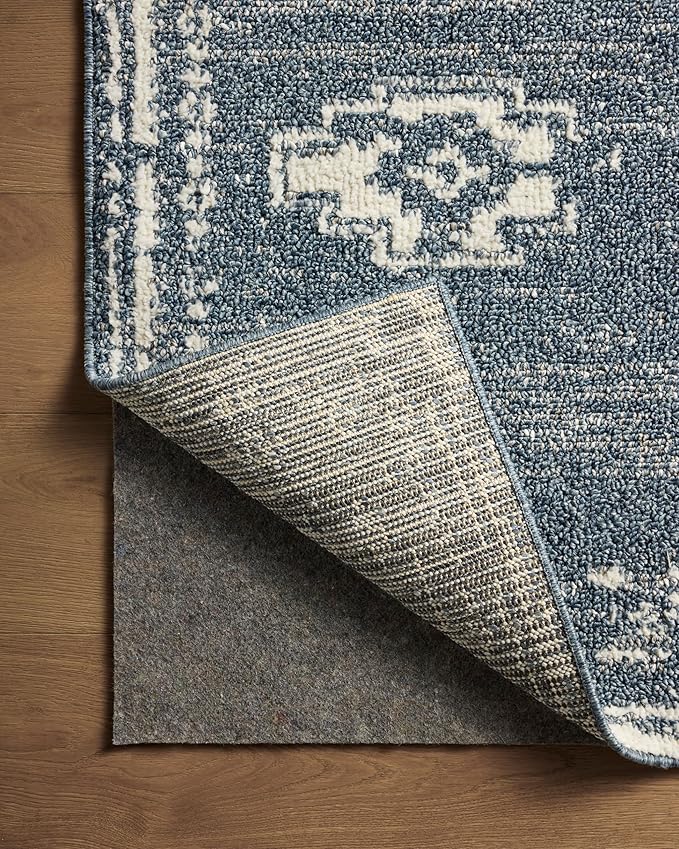 Loloi Magnolia Home by Joanna Gaines Gigi Collection GIG-03 Denim/Ivory 7'-10" x 10' Area Rug