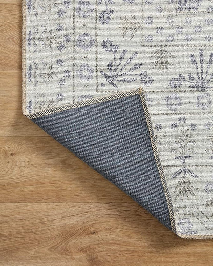 Loloi Rifle Paper Co. Maison Collection MAO-03 Rosette Ivory 2'-0" x 5'-0", .19" Pile Height, Accent Rug