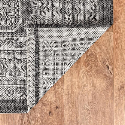 Keen Home Design Terrace Outdoor Area Rug - 9x12 Washable Indoor/Outdoor Rug for Patio, Kitchen, Balcony, Beach, Garden, Deck and Porch, Size: 8'10"x12'