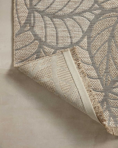 Loloi Dawn Collection Indoor/Outdoor DAW-05 Taupe 3'-9" x 5'-9" Accent Rug
