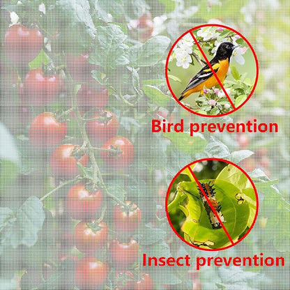 Alpurple Insect Bird Barrier Netting Mesh-10 x 15 Feet Garden Bug Netting Plant Cover for Protect Plant Fruits Flower from Insect Bird Eating