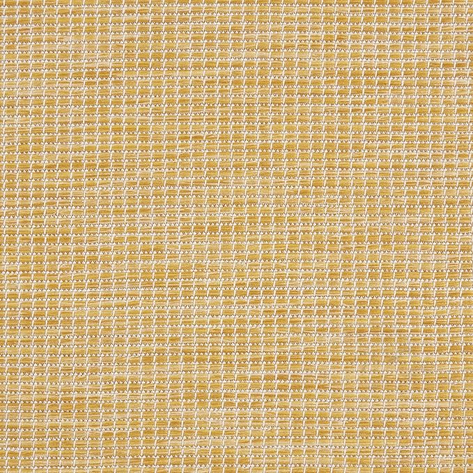 Nourison Home Positano 4' x 6' Yellow Fabric Modern Area Rug (4' x 6')