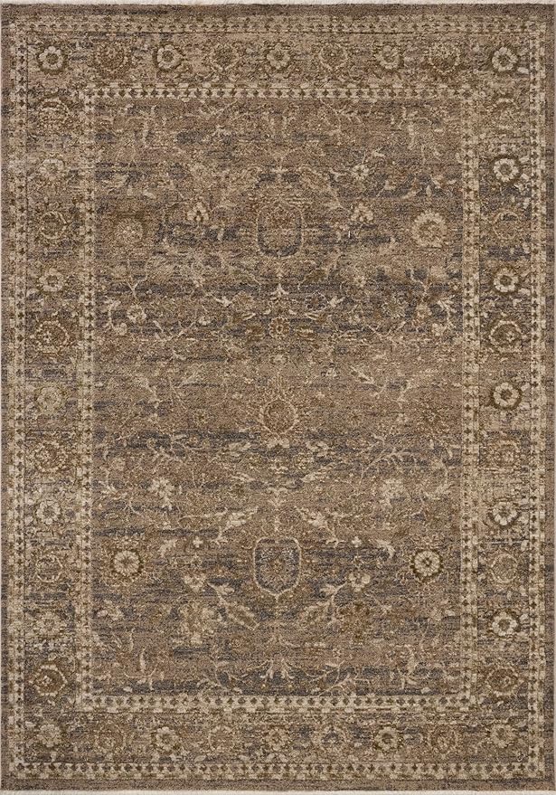 Loloi Haywood Collection HYD-02 Pebble/Charcoal 11'-6" x 15'-7" Area Rug