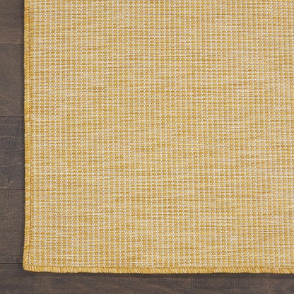 Nourison Home Positano 4' x 6' Yellow Fabric Modern Area Rug (4' x 6')