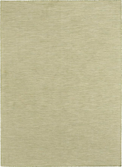 Nourison Home Positano Indoor/Outdoor Green 5' x 7' Area Rug, Easy Cleaning, Non Shedding, Bed Room, Living Room, Dining Room, Backyard, Deck, Patio (5x7)