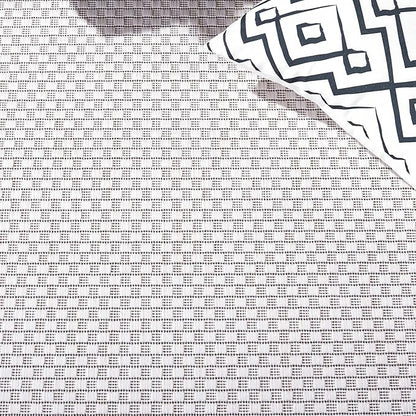 SAFAVIEH Washable Rug Outdoor Courtyard Collection - 2'3" x 10' Runner, Ivory & Black, Non-Shedding & Easy Cleaning, Ideal for Patio, Entryway, Mudroom, Hallway, Kitchen (CY8475-53712)