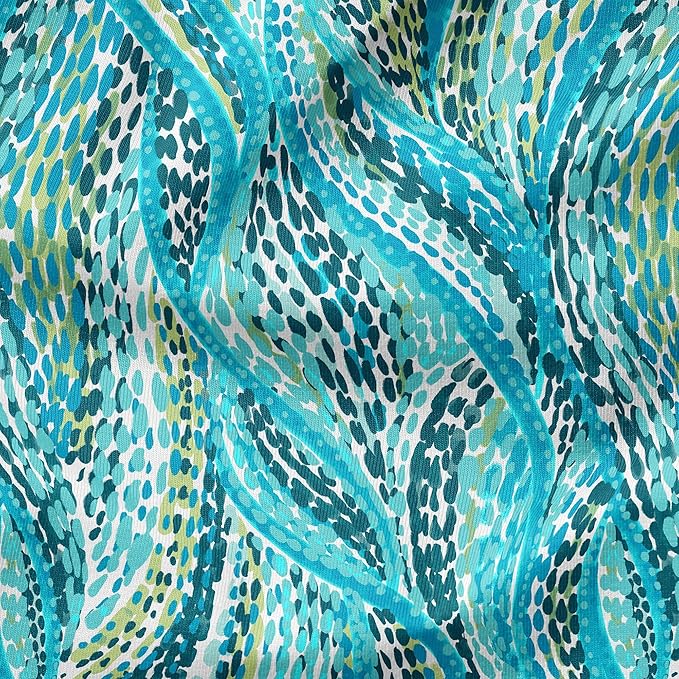 ARDEN Outdoor Plush Modern Tufted Blowfill Deep Seat Set, 24 in x 24 in, Weather-Proof, Rain-Proof, Fade Resistant Patio Cushion, Ultra Cozy Teal Ariel