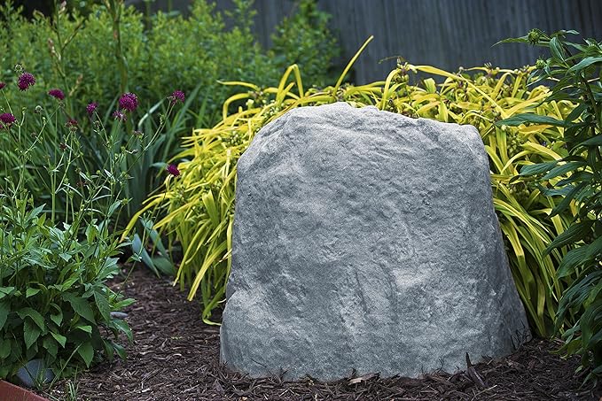 Emsco Group 2185 Large – Lightweight Landscape Rock-Resin, Granite