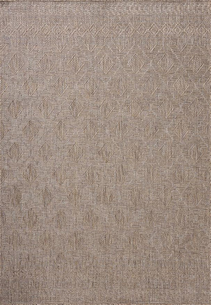 Loloi Amber Lewis Topanga Collection TOP-06 Natural/Mist 3'-11" x 5'-11" Indoor/Outdoor Accent Rug