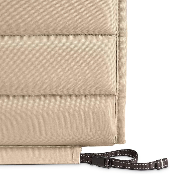 Classic Accessories Storigami Water-Resistant 72 x 21 Inch Chaise Lounge Cushion, Antique Beige, Patio Cushion