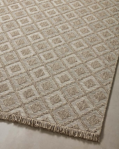 Loloi Dawn Collection Indoor/Outdoor DAW-07 Light Brown 2'-3" x 3'-9" Accent Rug