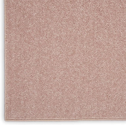 Nourison Home Essentials Indoor/Outdoor Pink 2'2'' x 7'6'' Area-Rug, Easy-Cleaning, Non Shedding, Bed Room, Living Room, Dining Room, Backyard, Deck, Patio (2x8)