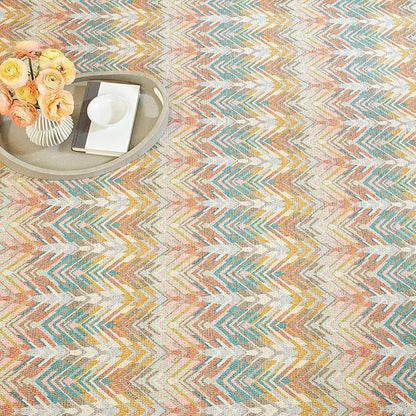 Dash & Albert Seneca Stone Machine Washable Rug, Runner-2.5 X 8 Feet, Multi Graphic Pattern
