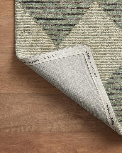 Loloi Chris Loves Julia Francis Collection FRA-01 Spa/Granite 7'-9" x 9'-9" Area Rug