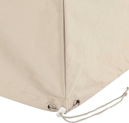 Crosley Furniture Patio Furniture Covers, Waterproof 4-Piece Cover Set for Outdoor Chairs, Sofa, Table, Tan