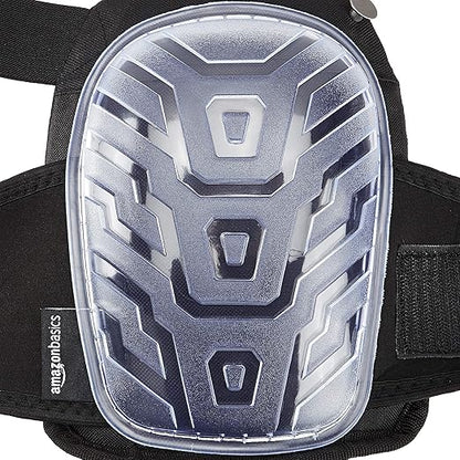 Amazon Basics Professional Gel Cushion Knee Pads - 1 Pair, Clear