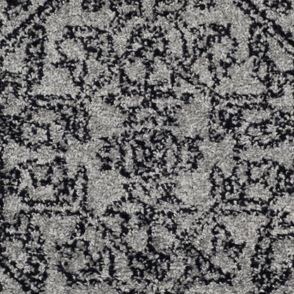 SAFAVIEH Adirondack Collection Accent Rug - 2'6" x 4', Silver & Black, Oriental Medallion Design, Non-Shedding & Easy Care, Ideal for High Traffic Areas in Entryway, Living Room, Bedroom (ADR108A)
