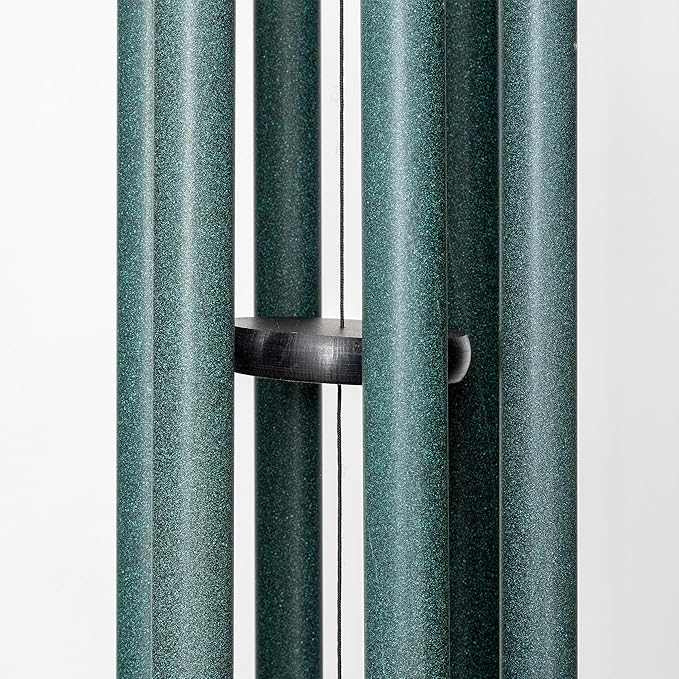 Corinthian Bells by Wind River – 44 inch Green Wind Chime for Patio, Backyard, Garden, and Outdoor Decor (Aluminum Chime) Made in The USA