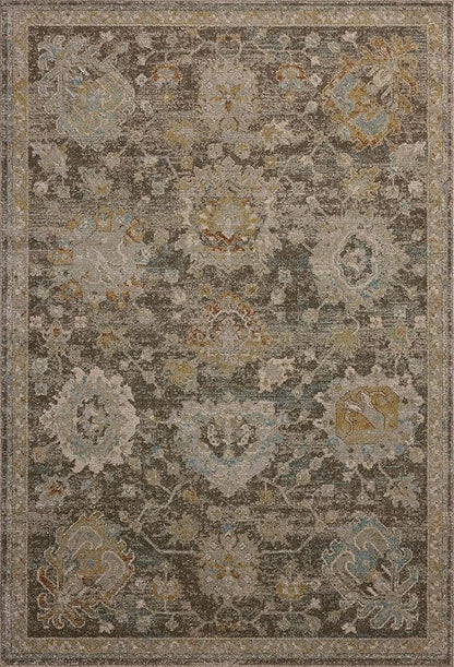Loloi Magnolia Home by Joanna Gaines Mona Collection MOA-02 BARK/Multi 2'-6" x 8'-0" Runner Rug
