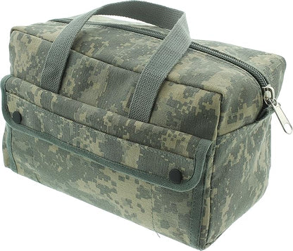 ARMYU Heavy Duty Small Tool Bag Tactical Cotton Canvas Mechanics Bag, 11" x 7" x 6", ACU Digital