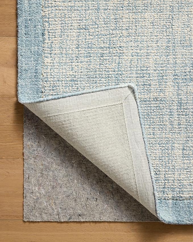 Loloi Magnolia Home by Joanna Gaines Henley Collection HNY-01 Ivory/Blue 2'-3" x 3'-9" Accent Rug