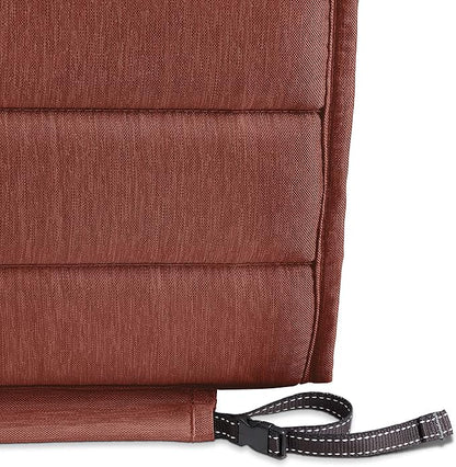 Classic Accessories Storigami Water-Resistant 72 x 21 Inch Chaise Lounge Cushion, Heather Henna, Patio Cushion