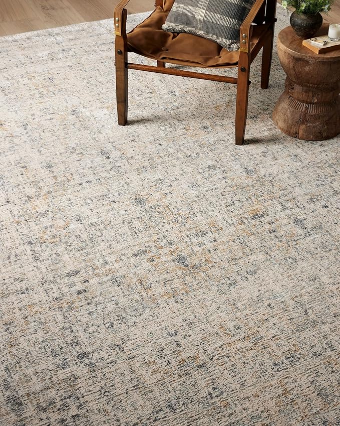 Loloi Amber Lewis Alie Collection ALE-02 Sand/Sky 5'-3'' x 7'-9'', .13'' Pile Height, Area Rug