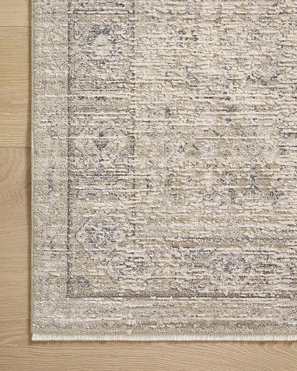 Loloi Amber Lewis Alie Collection ALE-03 Taupe/Dove 2'-3'' x 3'-10'', .13'' Pile Height, Accent Rug