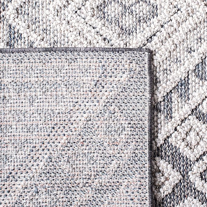 SAFAVIEH Courtyard Collection 2'3' x 20' Grey/Bone CY6062 Stripe Indoor/ Outdoor Patio Backyard Mudroom Runner Rug