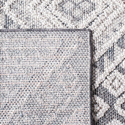 SAFAVIEH Courtyard Collection 2'3' x 20' Grey/Bone CY6062 Stripe Indoor/ Outdoor Patio Backyard Mudroom Runner Rug